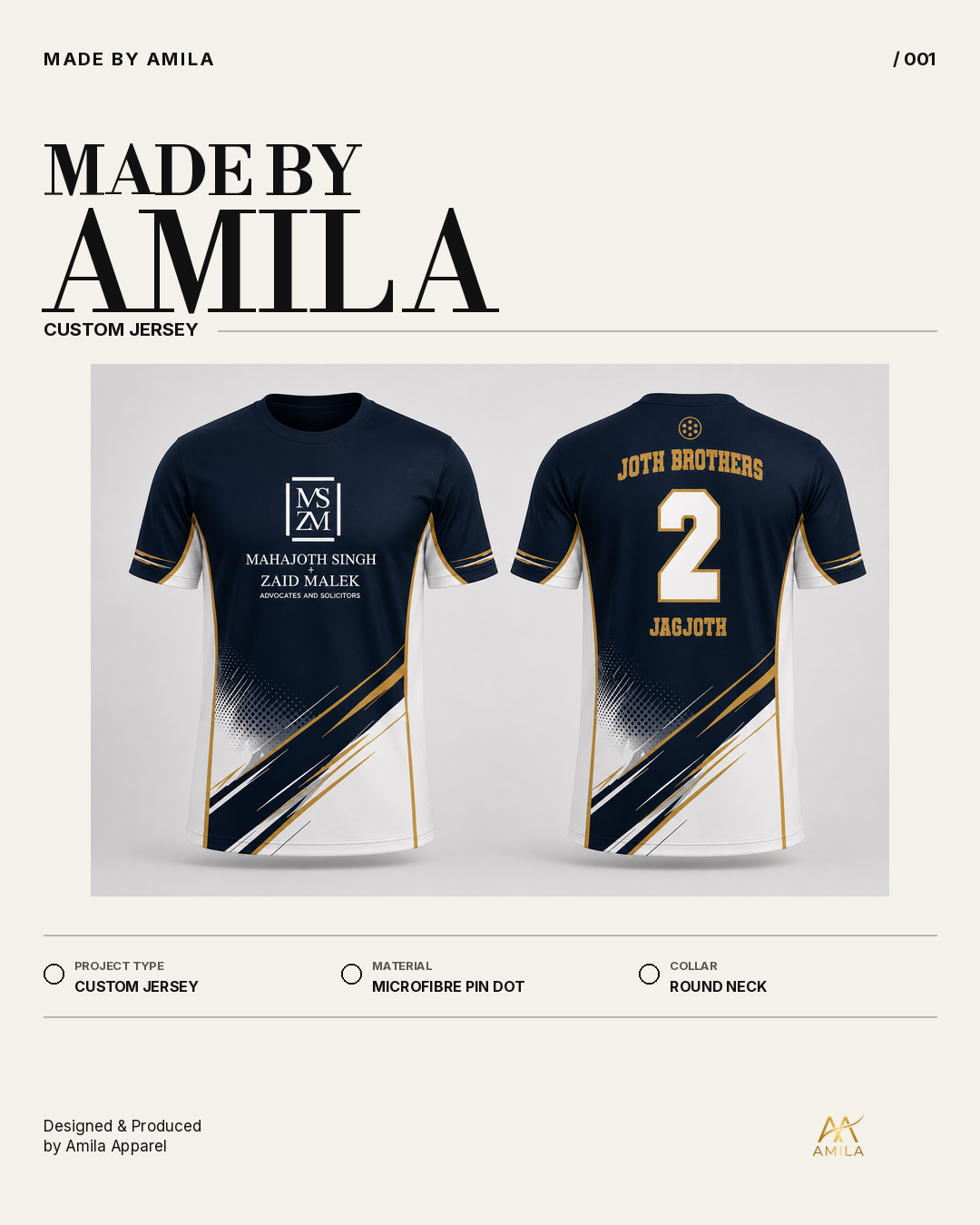 MBA-001 — Slide 1 artwork — finished custom apparel project by Amila Apparel Malaysia