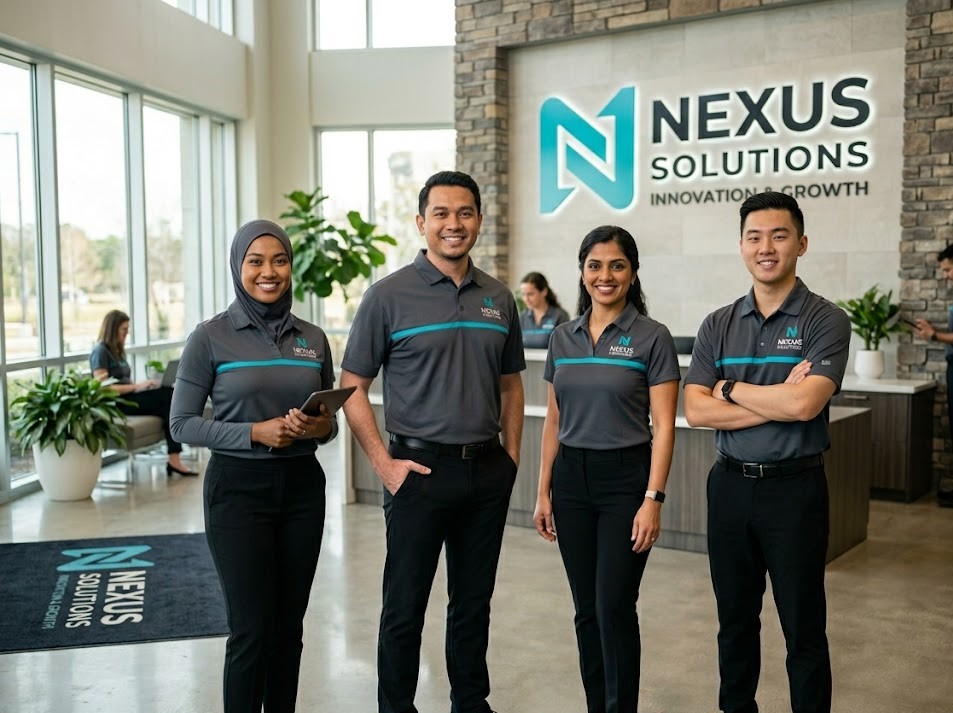 Corporate Branding Project — branded polo shirts and jackets totalling 450 pieces for a Malaysian enterprise