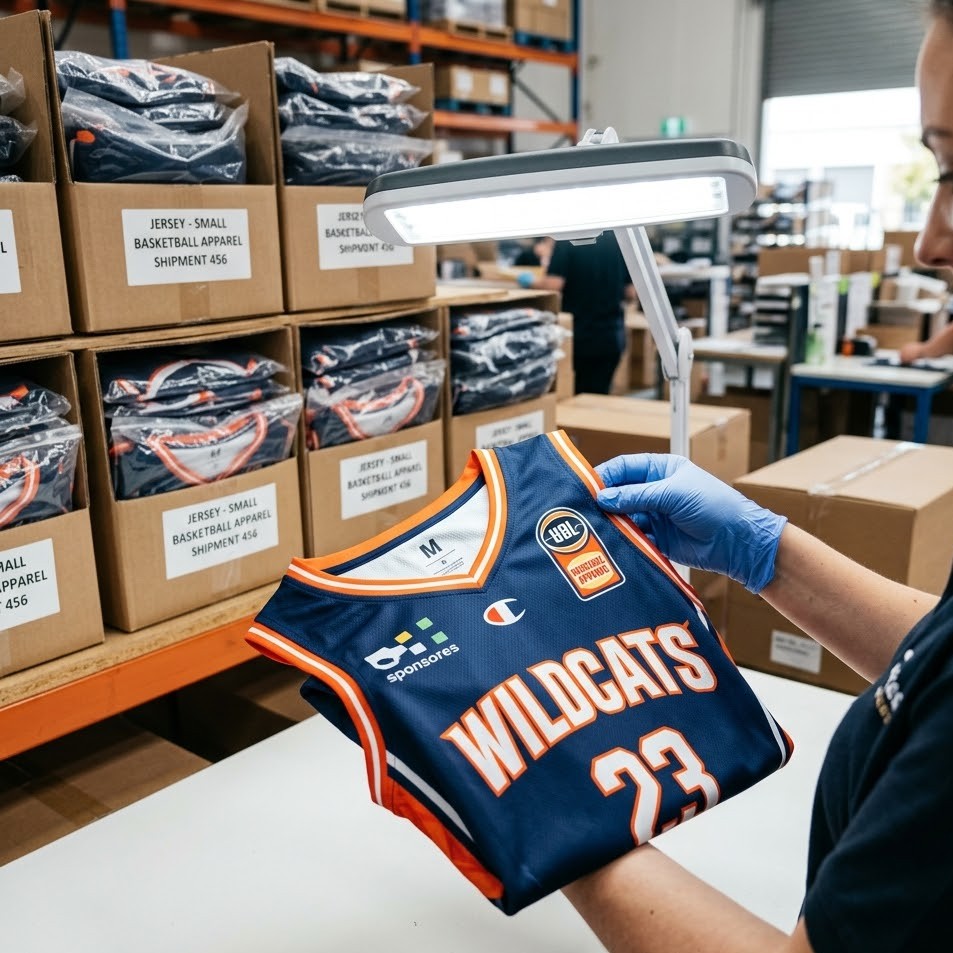 Quality Control and Delivery — every garment inspected, packed, and shipped nationwide